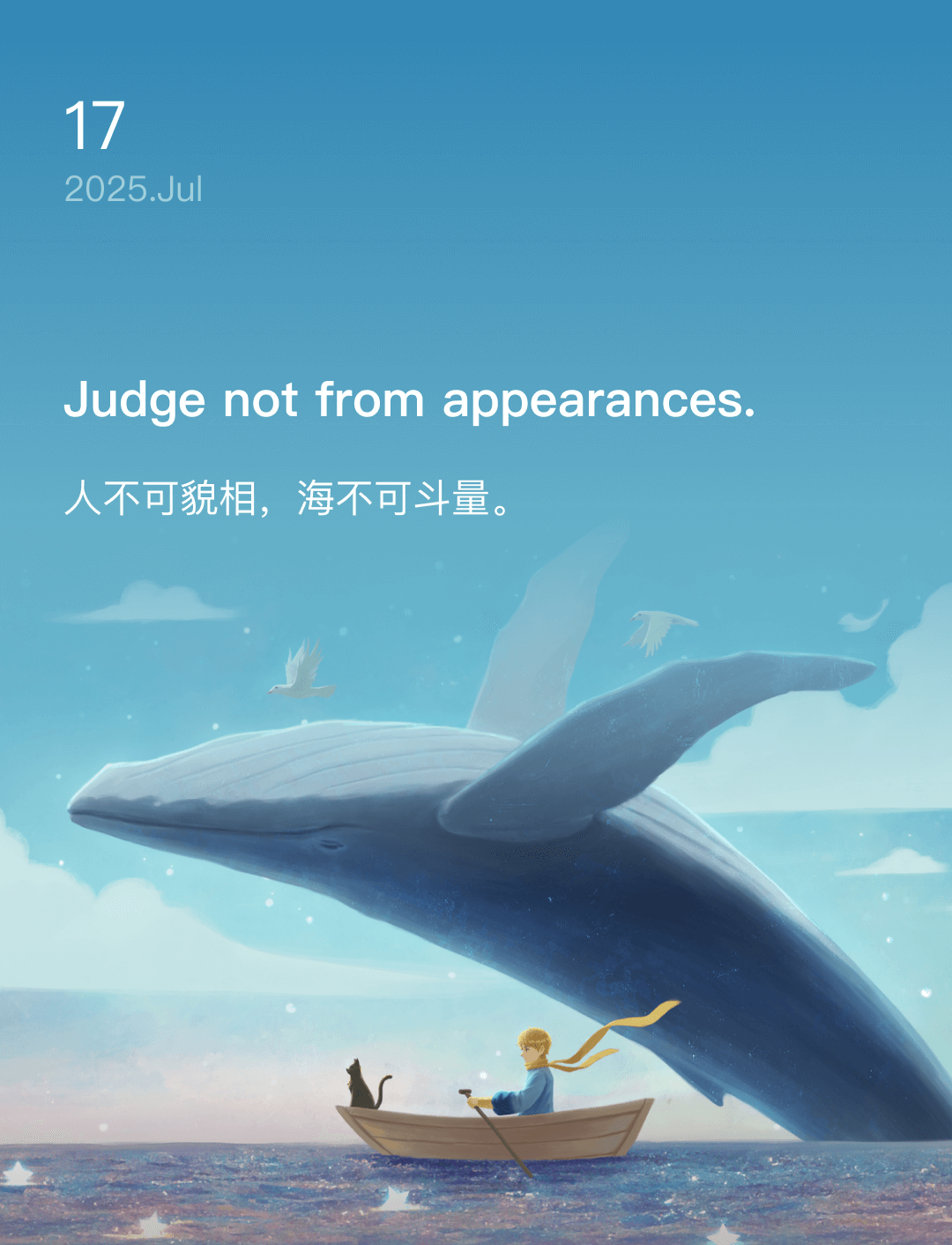 Judge not from appearances.