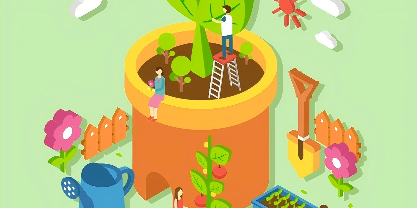 Seeds grow in quiet soil